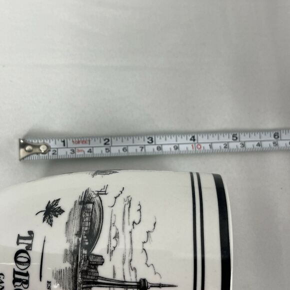 Toronto Canada Coffee Tea Cup Black White Skyline Elby Made In Canada - Picture 8 of 9